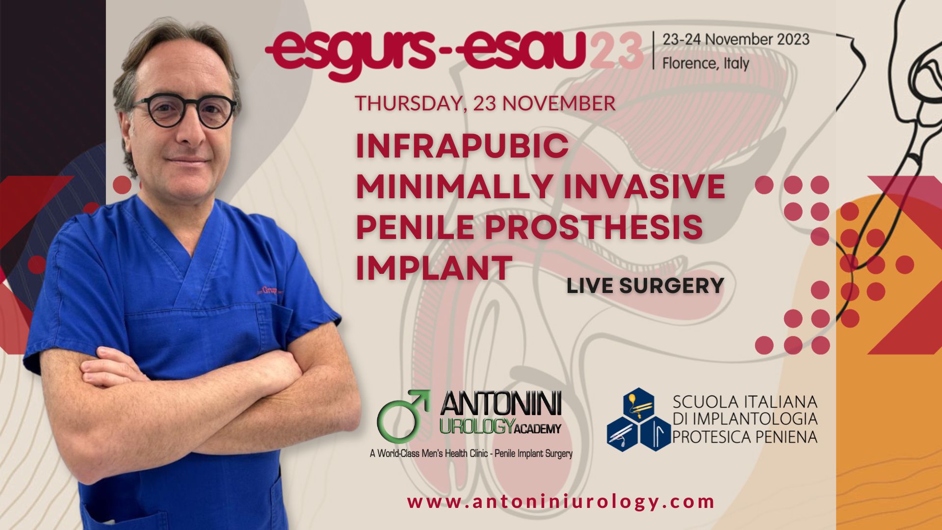 The ESGURS-ESAU 23 event, organised by the European Society for Surgery, is an important opportunity to share knowledge on minimally invasive surgery.