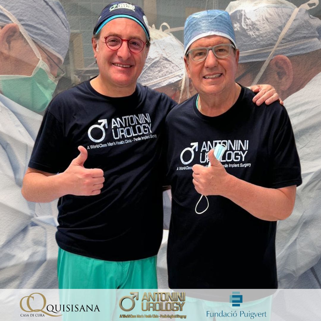 Eduard Ruiz Castañe, guest in Rome for infrapubic implantation