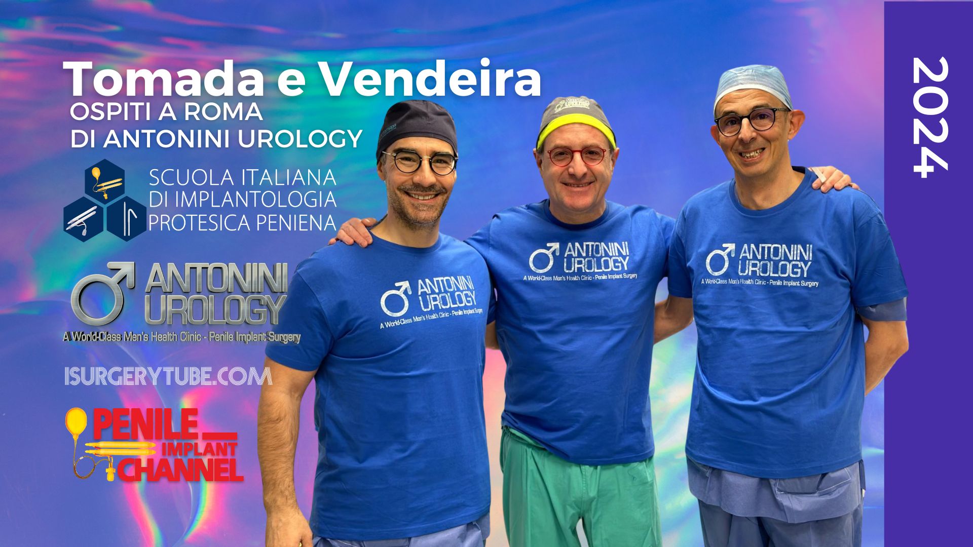 Tomada and Vendeira as Guests in Rome by Antonini Urology