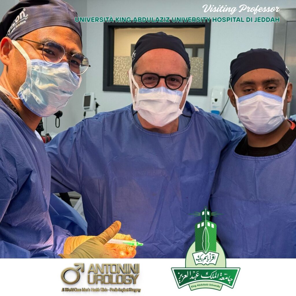 Antonini as Visiting Professor at King Abdulaziz University Hospital in Jeddah