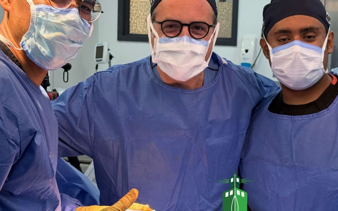 Antonini as Visiting Professor at King Abdulaziz University Hospital in Jeddah